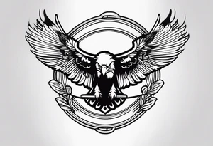 Battle eagle tattoo idea