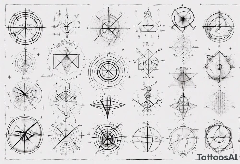 Friendship graph mathematically correct tattoo idea