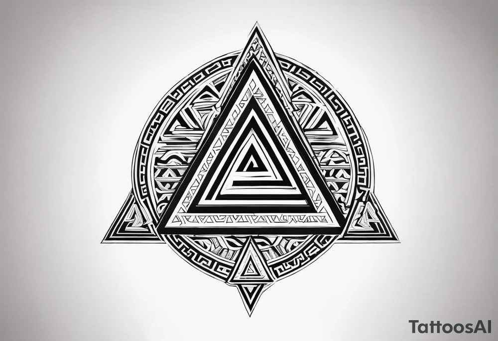Valhalla valknut tattoo idea