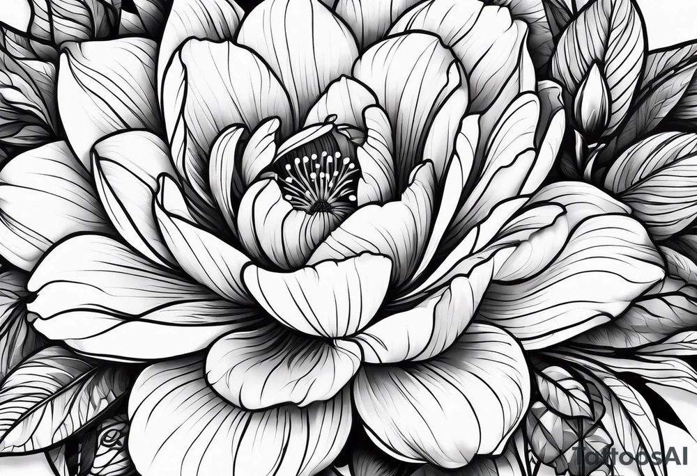 Flowers tattoo idea