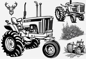 John deer tractor tattoo idea