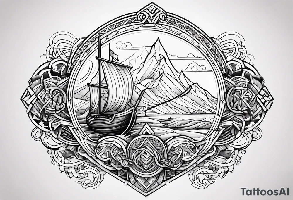 viking style tattoo tattoo idea