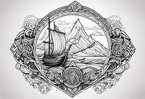 viking style tattoo tattoo idea