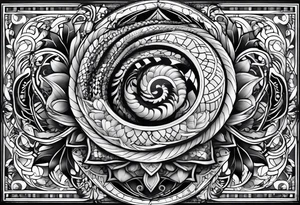 Schwarze 
seeschlange tattoo idea