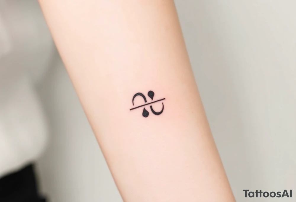 semicolon tattoo idea
