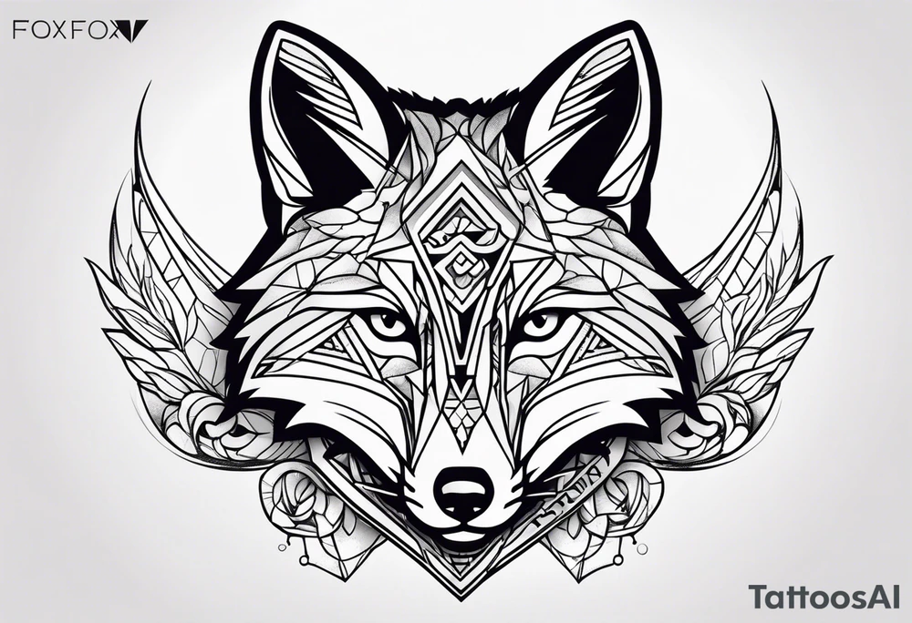 Fox racing logo tattoo idea