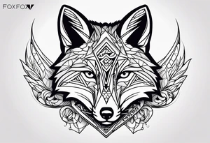 Fox racing logo tattoo idea