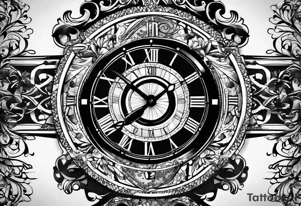 Écriture : no need to run after the time tattoo idea