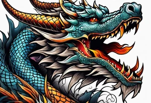 Dragon tattoo idea