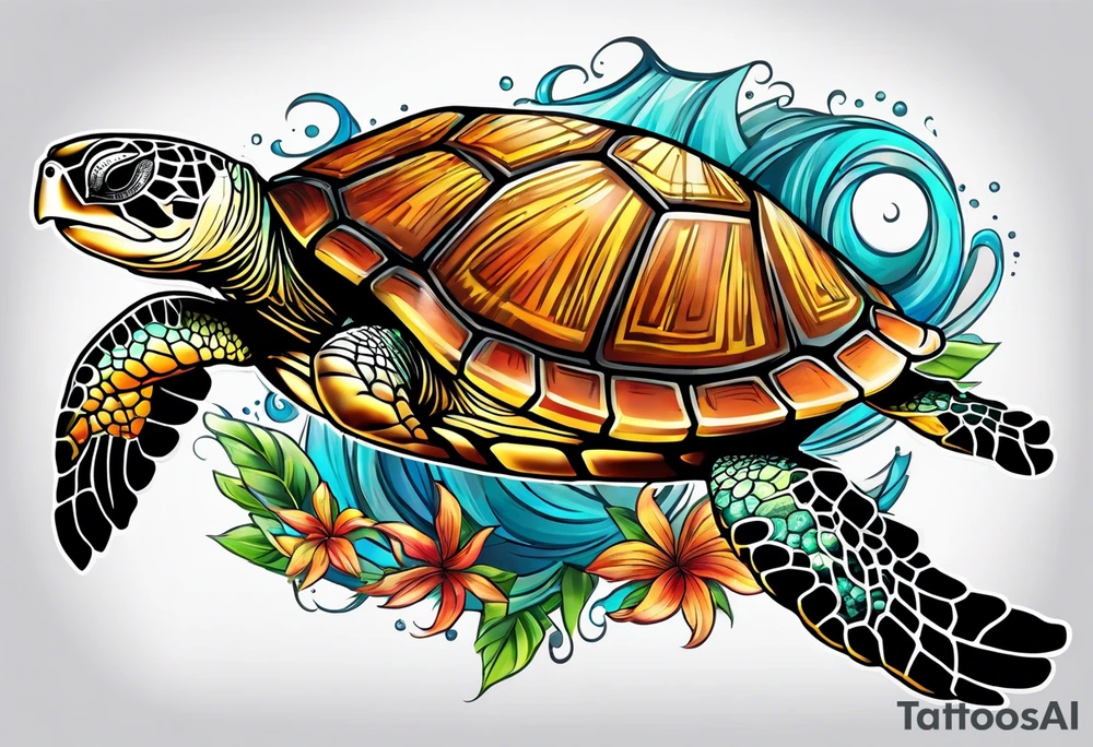 seaturtle tattoo idea