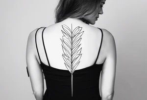 women’s spine tattoo tattoo idea