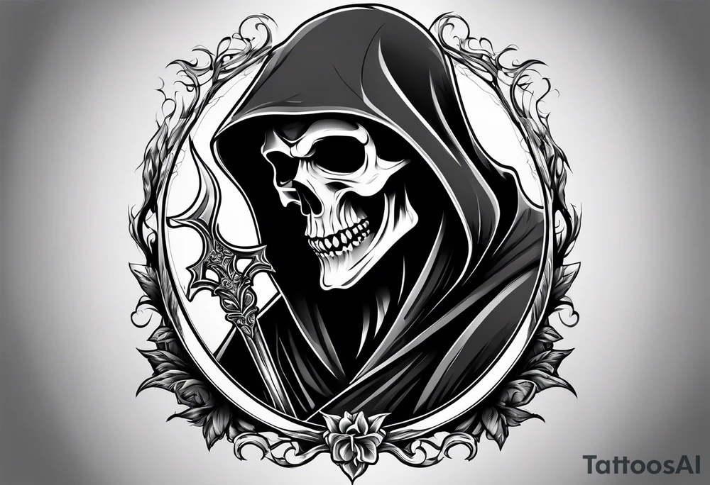 Grim reaper tattoo idea