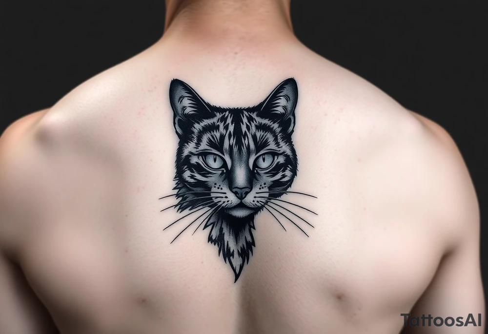 Black Cat tattoo idea