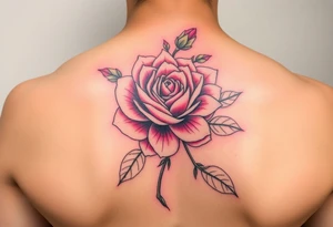 Rose and Chrysanthemum tattoo tattoo idea
