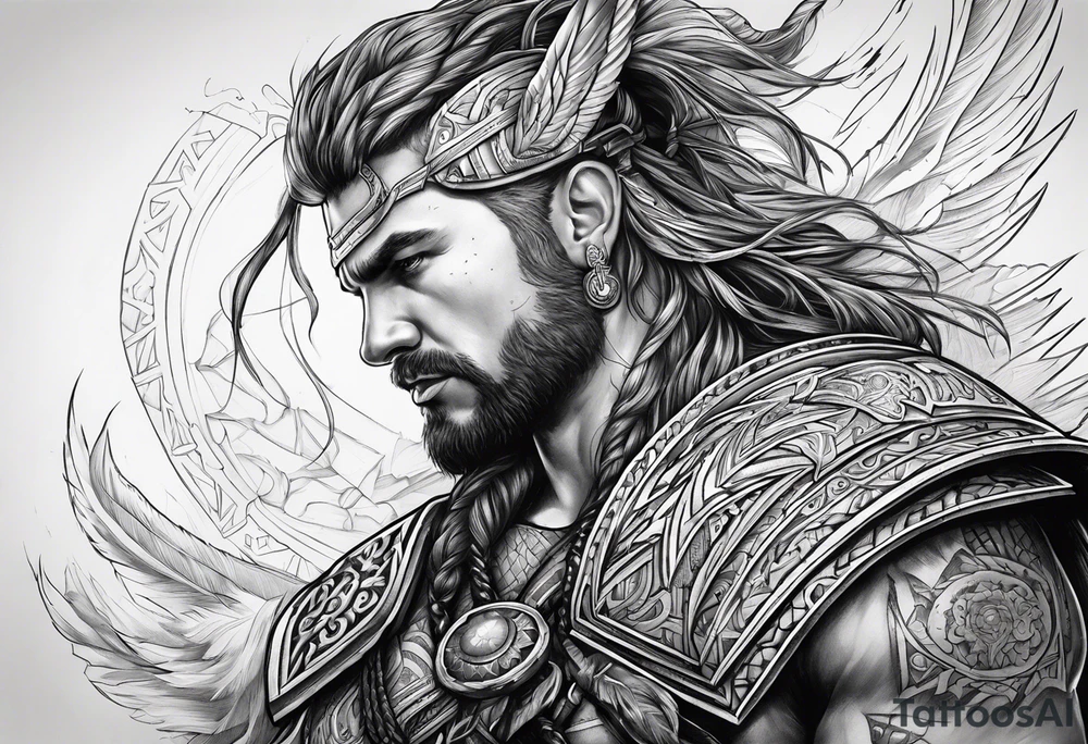 Valhalla lightning tattoo idea