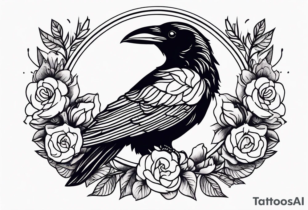 raven


old school vintage simple traditional design with vintage flowers surrounding
bold color simple tattoo idea