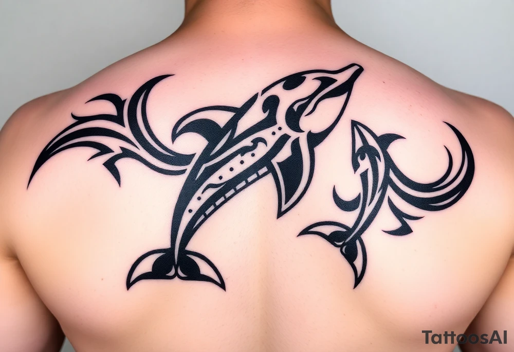 dolphin tattoo idea