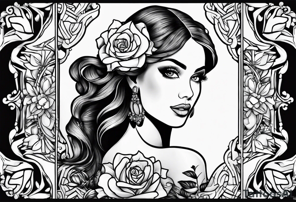My girls name Imogen tattoo idea