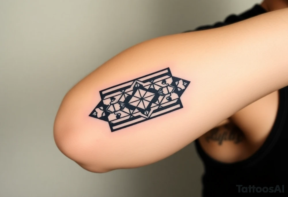 inspiration: my childhood home had an arrangement of tiles in the formation of golden ratio. use this to create a tattoo for me with NO COLOURS using the idea of golden ratio. placement on upper outer arm or top of bicep so not too big. give me a range of ideas . I want to symbolise how nature is made from golden ratio. the golden ratio was in a rectangular form. also show me ideas of tattoos placed on bicep not on the back
USE GOLDEN RATIO PLEASE tattoo idea