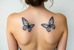 Butterflies tattoo idea