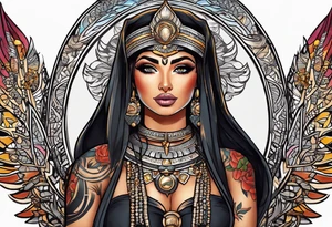 Isis Goddess Tattoo I tattoo idea