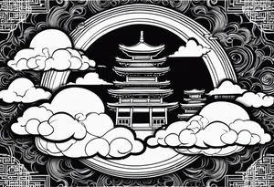 cloud, nohmask, tattoo idea