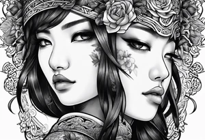 Jing and Jang tattoo idea
