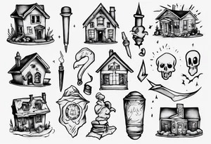 Small Home alone tattoo idea