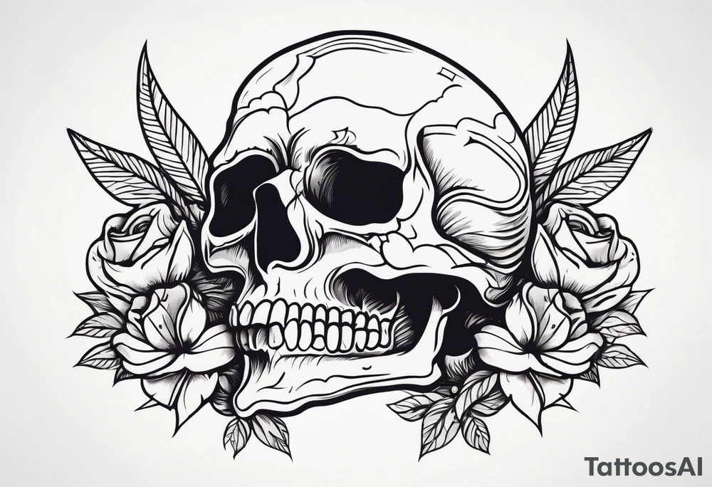 skull tattoo idea