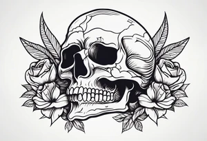 skull tattoo idea
