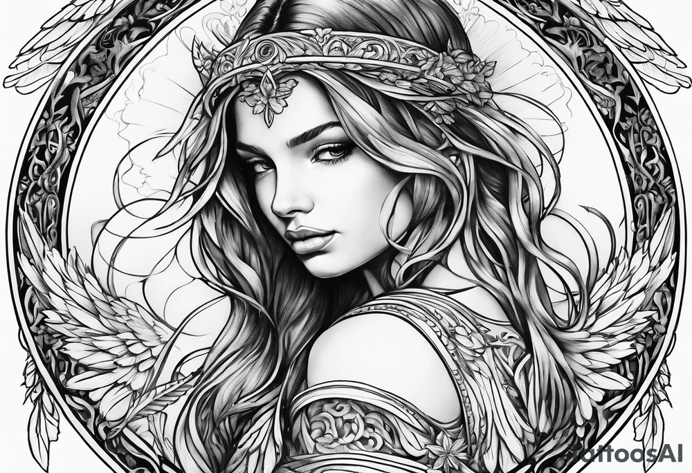 angel's halo tattoo idea