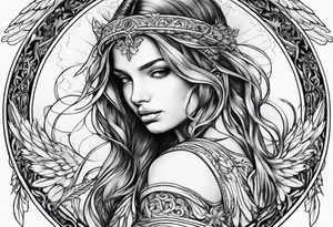 angel's halo tattoo idea