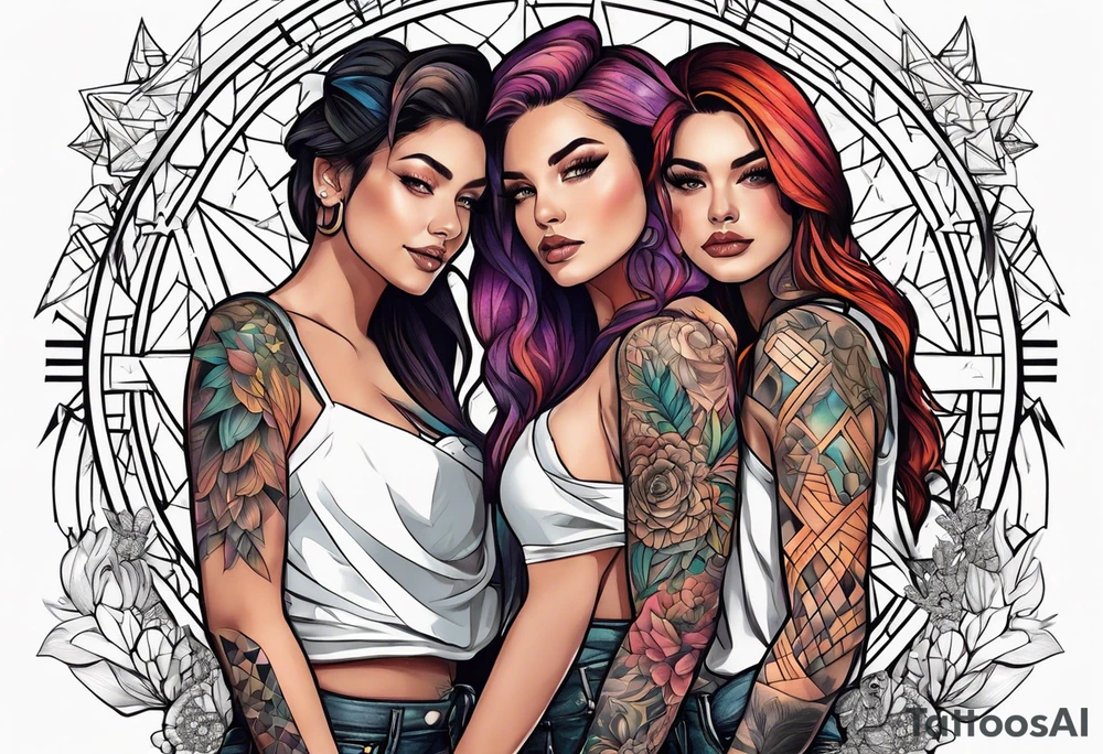 3 friends, tattoo idea