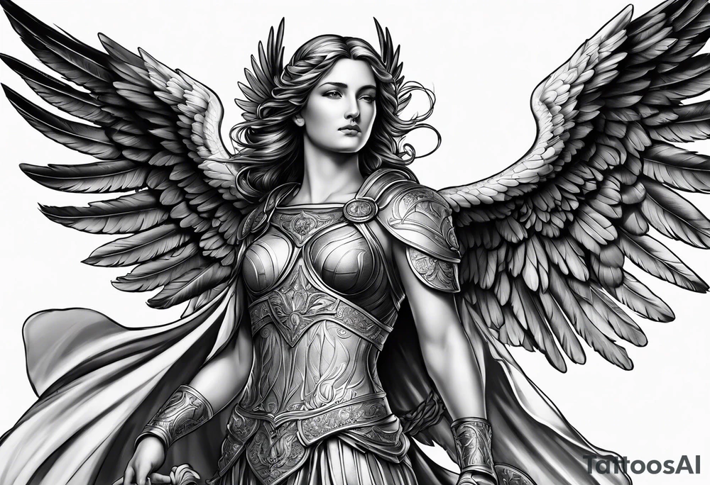 archangel Raphael tattoo idea