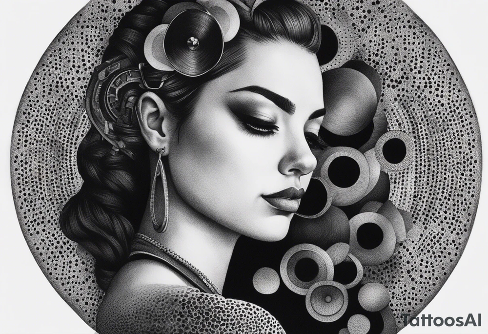 Mechanic person tattoo idea