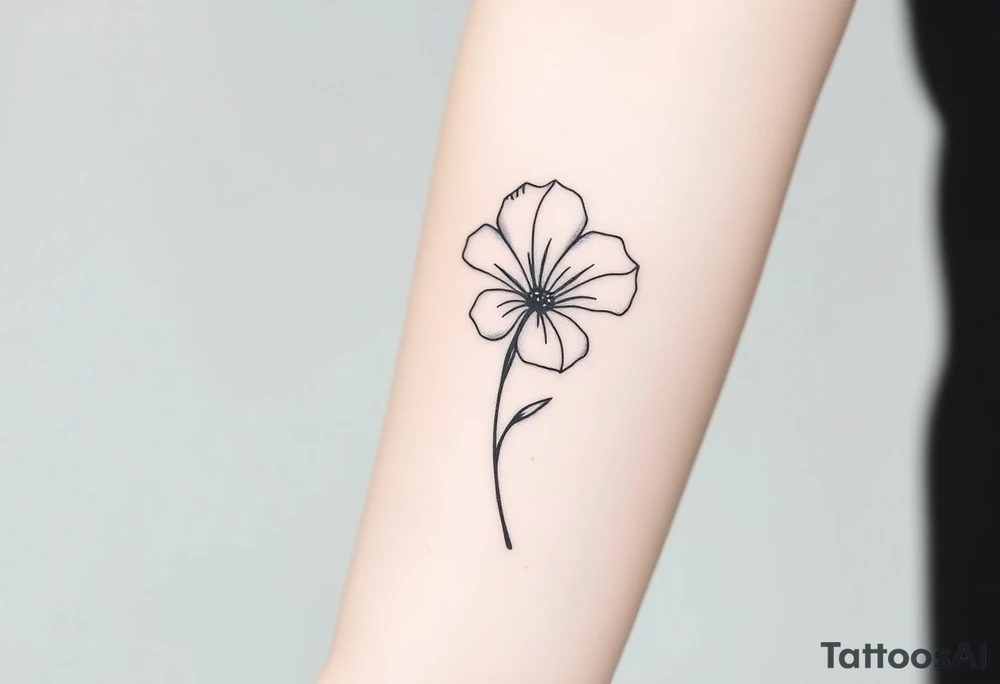 Morning glory tattoo idea