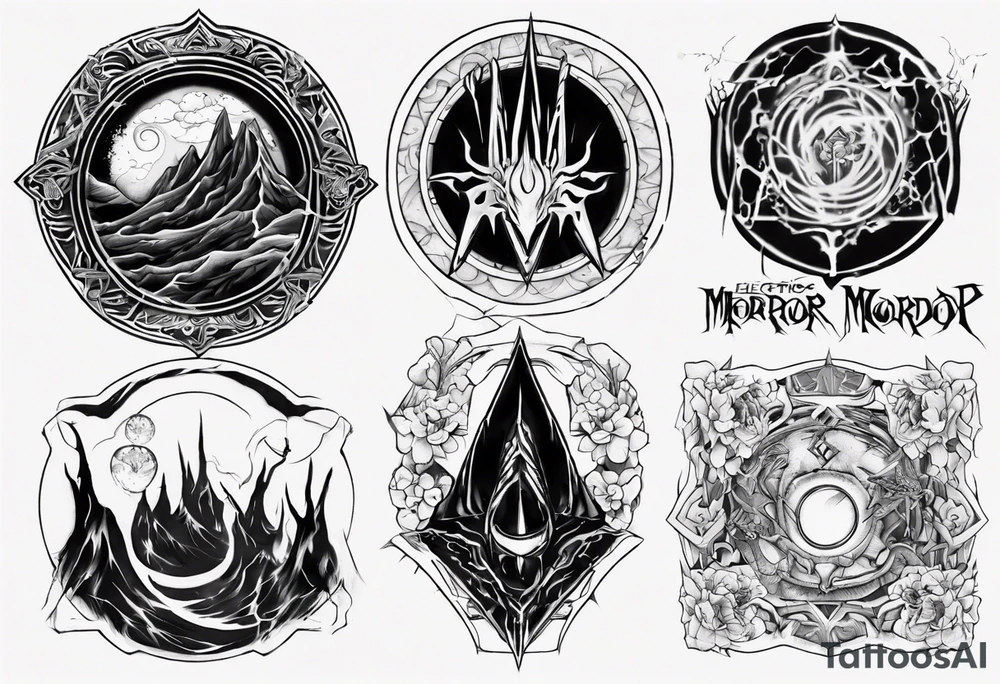 electric.mordor tattoo idea
