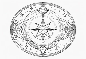 Aquarius constellation tattoo idea
