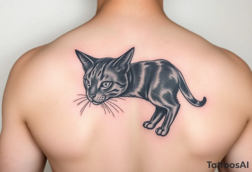 Black Cat tattoo idea