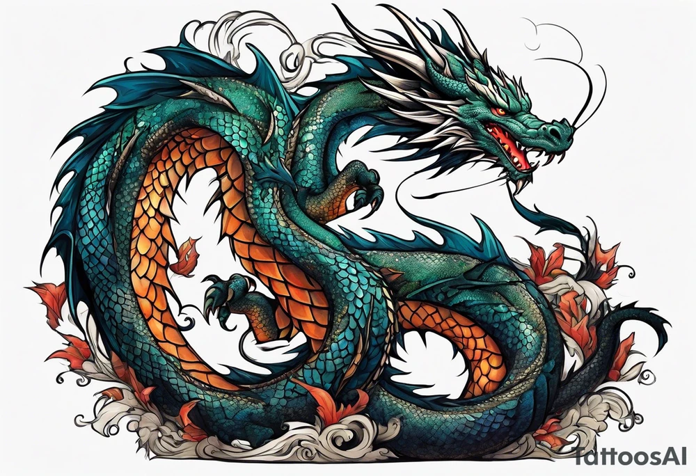 Dragon tattoo idea