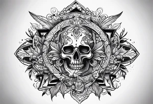 discipline and consistency words tattoo idea