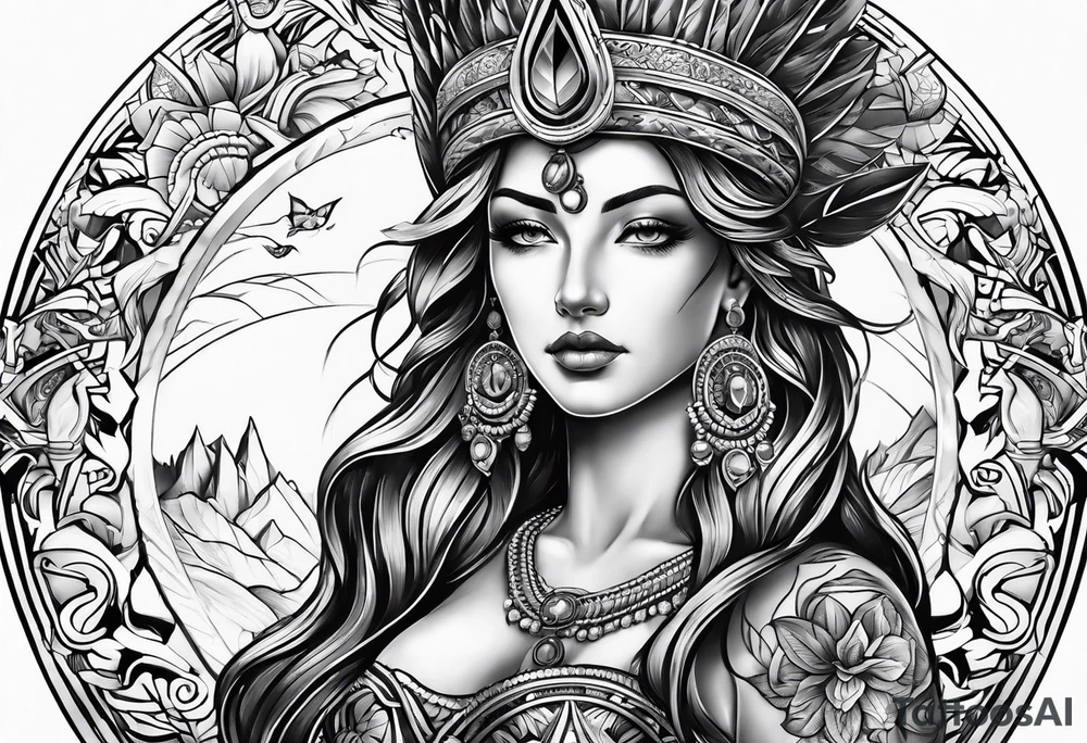 Römische Statue tattoo idea