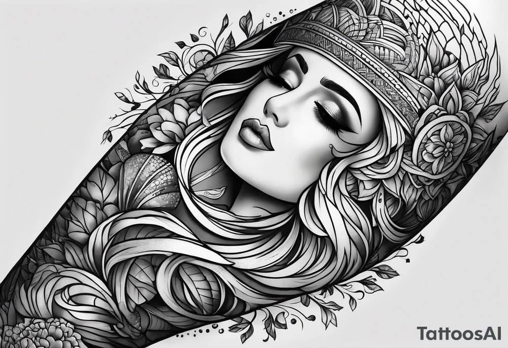 forearm sleeve tattoo idea