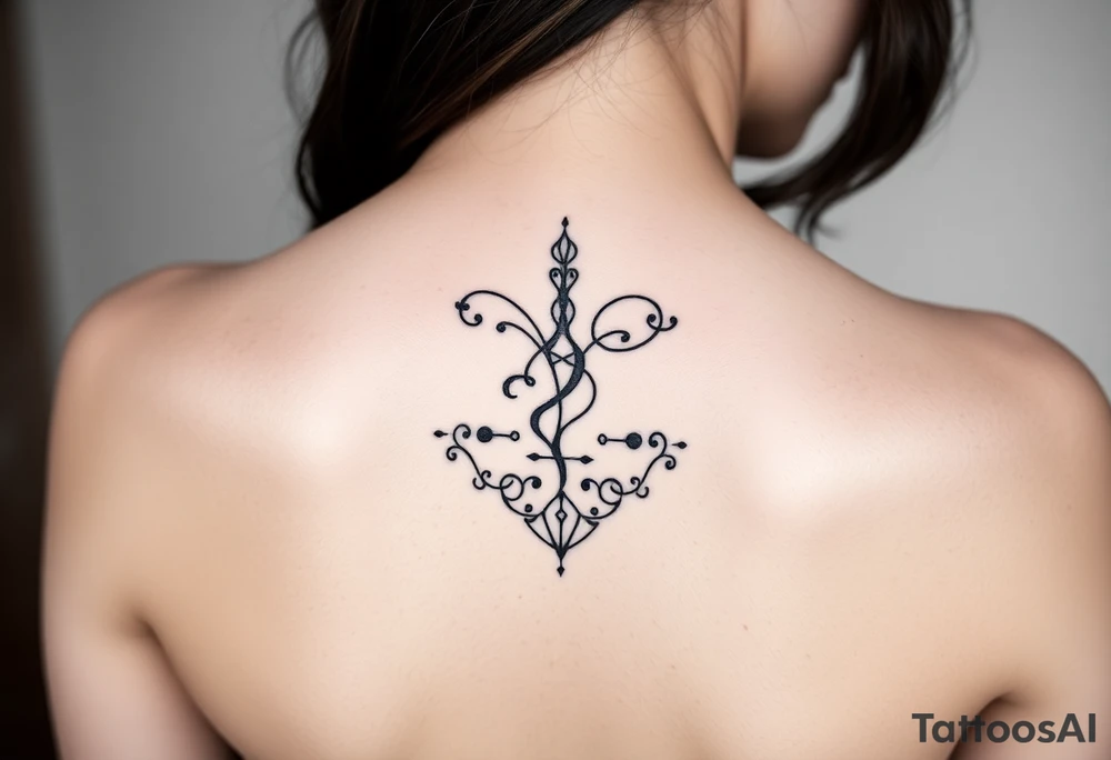 Tatouage délicat sur la Épaule Mon signe est Sagittaire tattoo idea