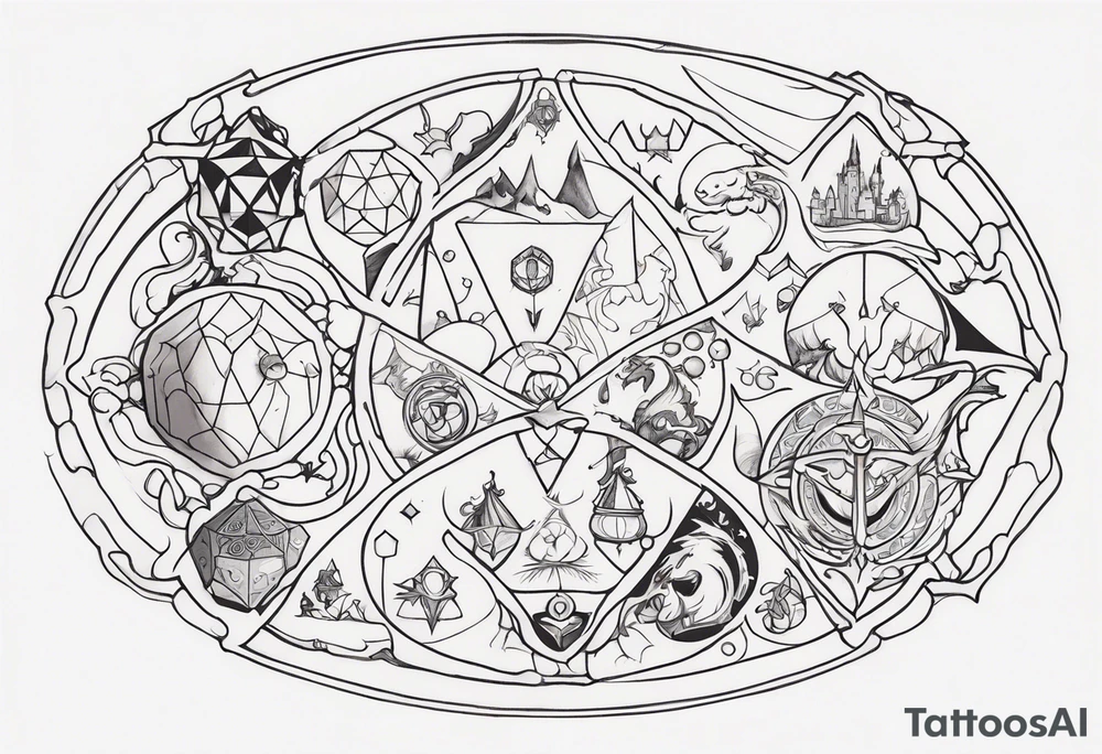 dungeons and dragons tattoo idea