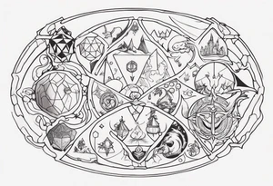 dungeons and dragons tattoo idea