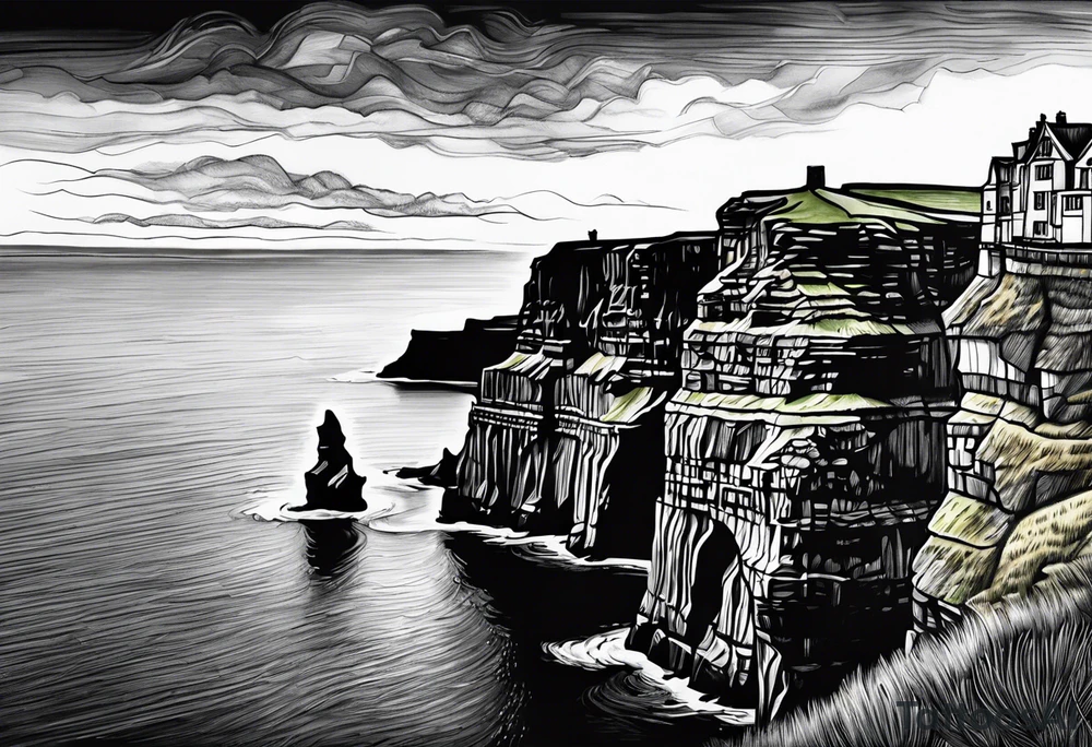 Cliffs of Moher tattoo idea
