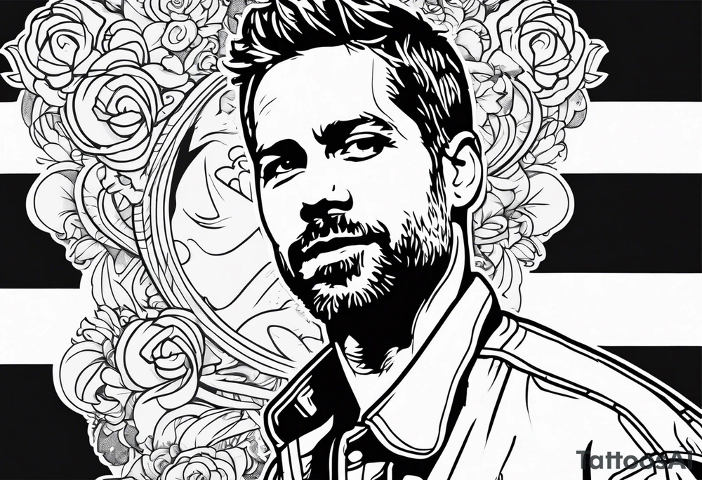 Paul Walker supra tattoo idea