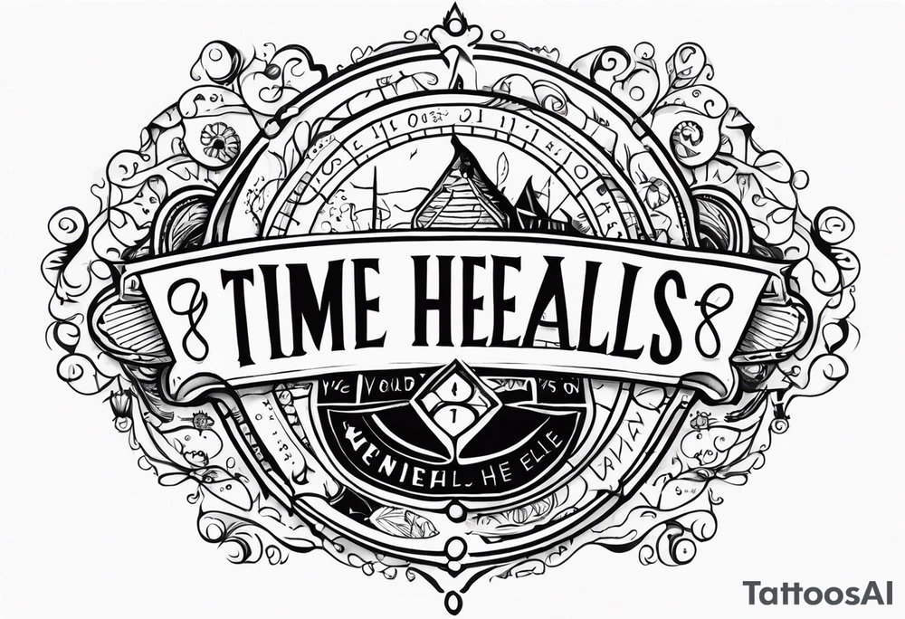 Time heals all wounds tattoo idea