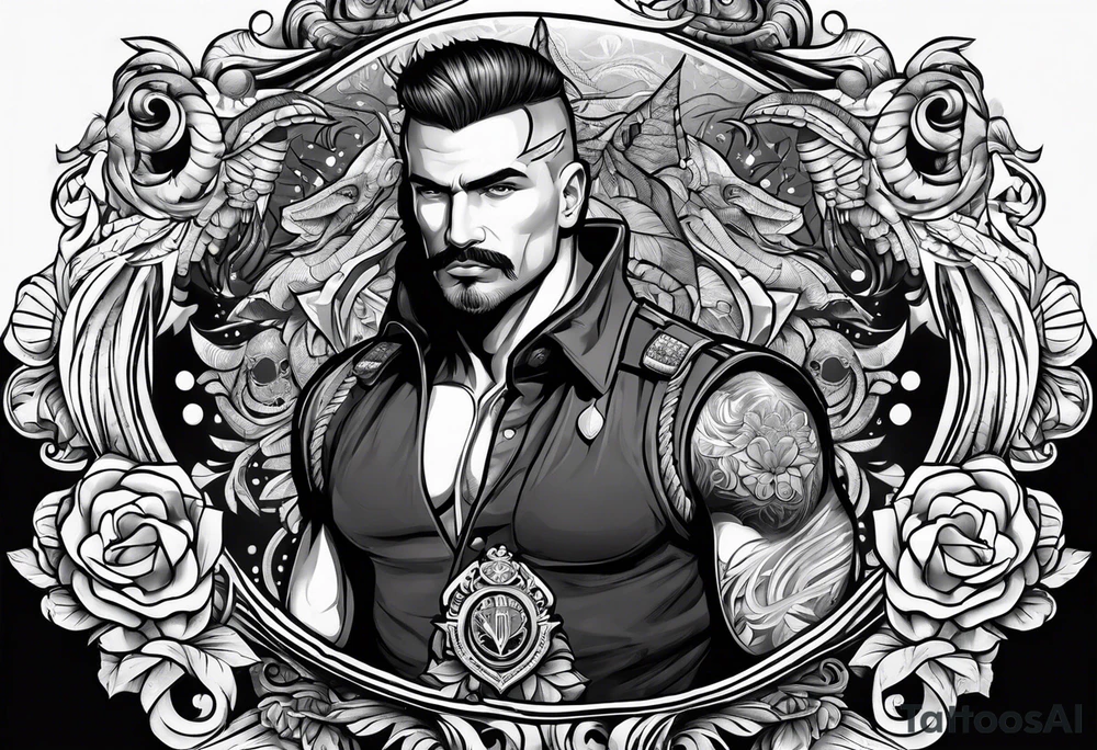 Officer Big Dick tattoo idea